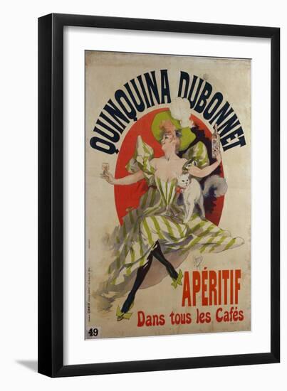 Quinquina Dubonnet, France, 1895-Jules Chéret-Framed Giclee Print