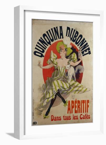 Quinquina Dubonnet, France, 1895-Jules Chéret-Framed Giclee Print