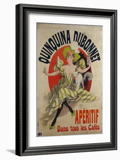 Quinquina Dubonnet, France, 1895-Jules Chéret-Framed Giclee Print