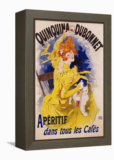 Quinquina Dubonnet Poster-Jules Chéret-Framed Premier Image Canvas