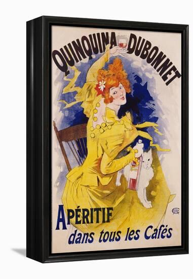 Quinquina Dubonnet Poster-Jules Chéret-Framed Premier Image Canvas