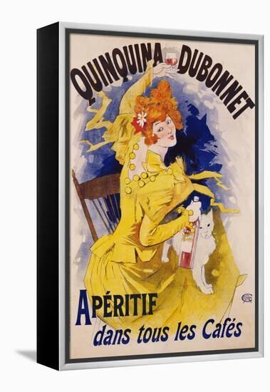 Quinquina Dubonnet Poster-Jules Chéret-Framed Premier Image Canvas