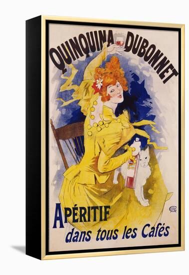 Quinquina Dubonnet Poster-Jules Chéret-Framed Premier Image Canvas