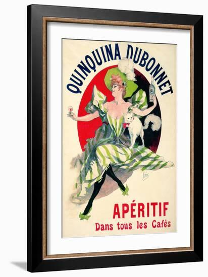 Quinquina Dubonnet Vintage French Advertisement-null-Framed Art Print