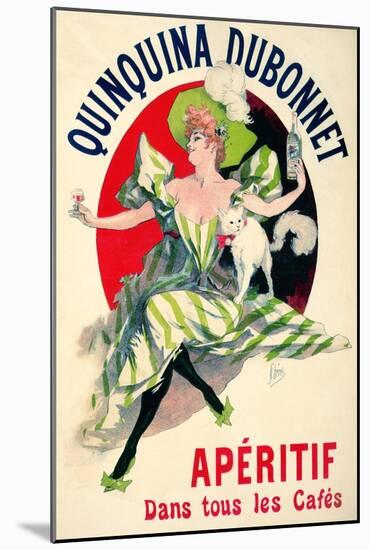 Quinquina Dubonnet Vintage French Advertisement-null-Mounted Art Print