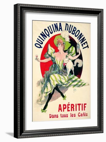 Quinquina Dubonnet Vintage French Advertisement-null-Framed Art Print