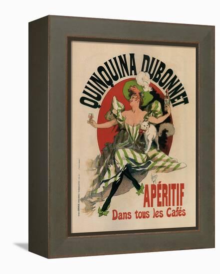 Quinquina Dubonnet-Jules Chéret-Framed Stretched Canvas