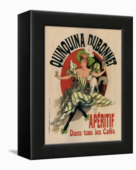 Quinquina Dubonnet-Jules Chéret-Framed Stretched Canvas