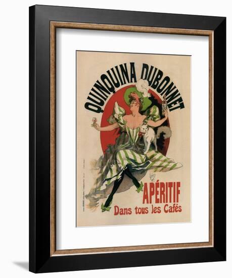 Quinquina Dubonnet-Jules Chéret-Framed Art Print