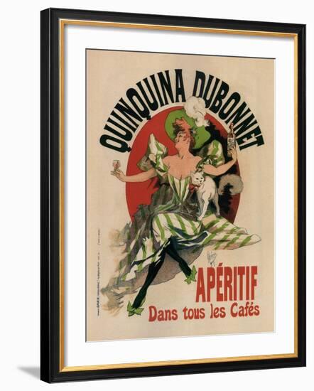 Quinquina Dubonnet-Jules Chéret-Framed Art Print