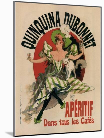 Quinquina Dubonnet-Jules Chéret-Mounted Art Print