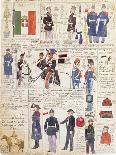 Uniforms of Kingdom of Italy, Color Plate, 1918-Quinto Cenni-Giclee Print