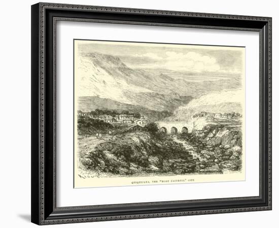 Quiquijana, the "Most Faithful" City-Édouard Riou-Framed Giclee Print