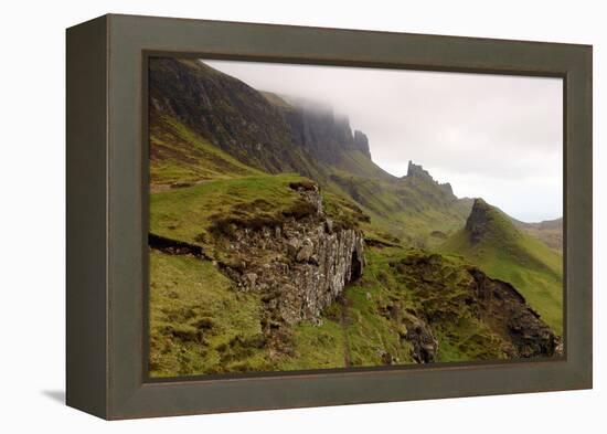 Quiraing, Isle of Skye, Highland, Scotland-Peter Thompson-Framed Premier Image Canvas