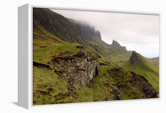 Quiraing, Isle of Skye, Highland, Scotland-Peter Thompson-Framed Premier Image Canvas