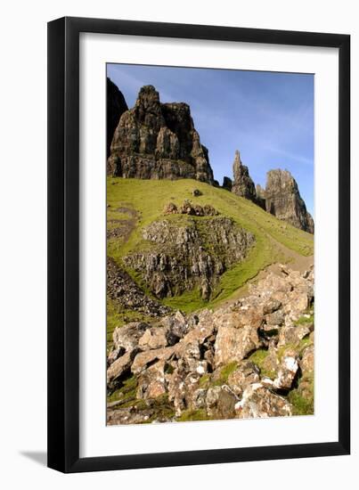 Quiraing, Isle of Skye, Highland, Scotland-Peter Thompson-Framed Photographic Print