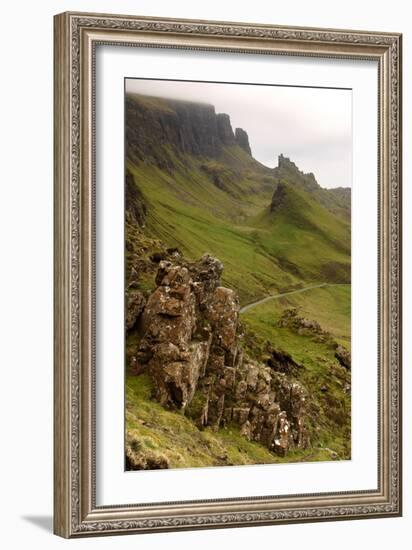 Quiraing, Isle of Skye, Highland, Scotland-Peter Thompson-Framed Photographic Print