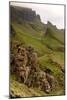 Quiraing, Isle of Skye, Highland, Scotland-Peter Thompson-Mounted Photographic Print