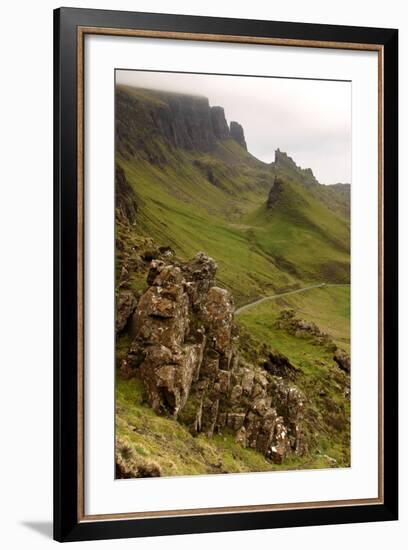 Quiraing, Isle of Skye, Highland, Scotland-Peter Thompson-Framed Photographic Print