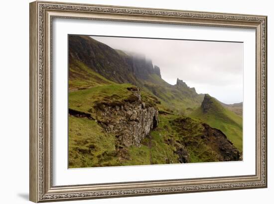 Quiraing, Isle of Skye, Highland, Scotland-Peter Thompson-Framed Photographic Print