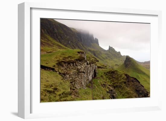 Quiraing, Isle of Skye, Highland, Scotland-Peter Thompson-Framed Photographic Print