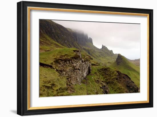 Quiraing, Isle of Skye, Highland, Scotland-Peter Thompson-Framed Photographic Print