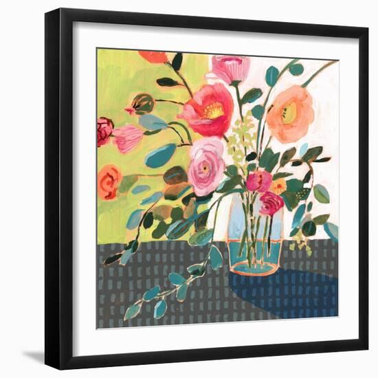 Quirky Bouquet II-Victoria Borges-Framed Art Print