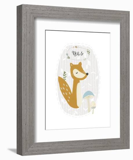 Quirky Forest II-June Vess-Framed Art Print