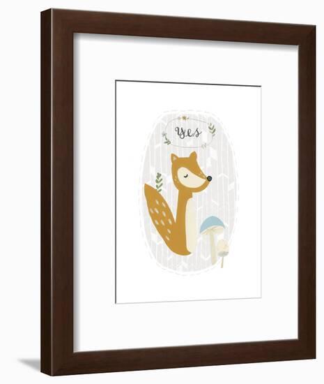 Quirky Forest II-June Vess-Framed Art Print