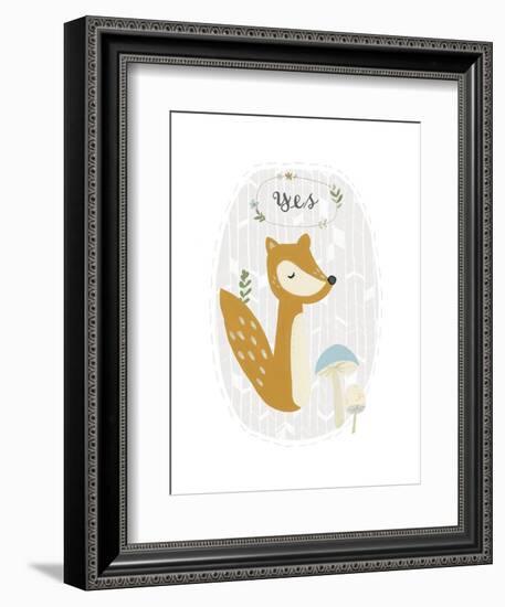 Quirky Forest II-June Vess-Framed Art Print