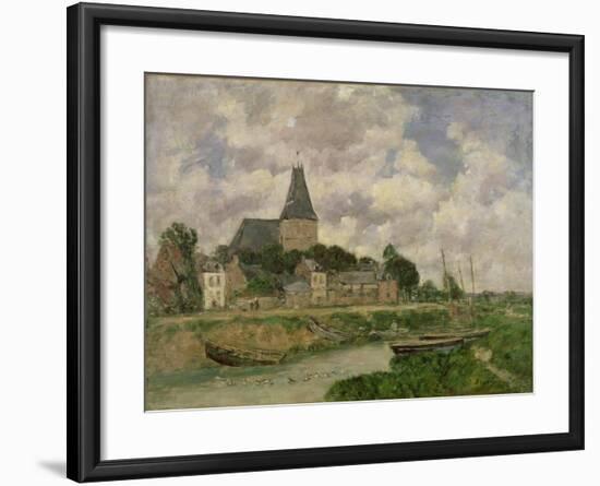 Quittebeuf, 1893-Eugène Boudin-Framed Giclee Print