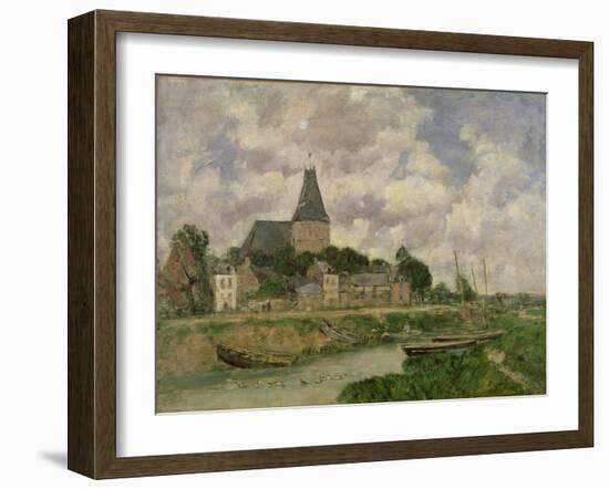 Quittebeuf, 1893-Eugène Boudin-Framed Giclee Print