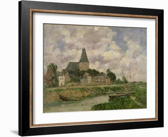 Quittebeuf, 1893-Eugène Boudin-Framed Giclee Print