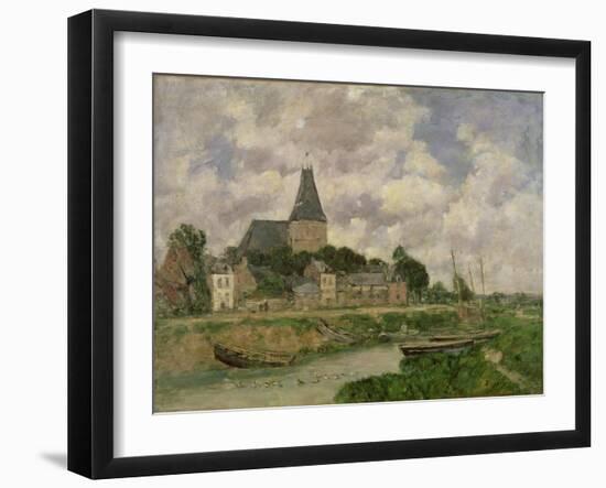 Quittebeuf, 1893-Eugène Boudin-Framed Giclee Print