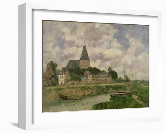 Quittebeuf, 1893-Eugène Boudin-Framed Giclee Print