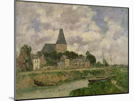 Quittebeuf, 1893-Eugène Boudin-Mounted Giclee Print