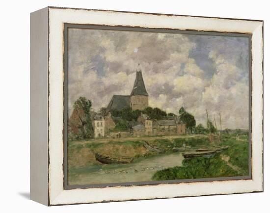 Quittebeuf, 1893-Eugène Boudin-Framed Premier Image Canvas