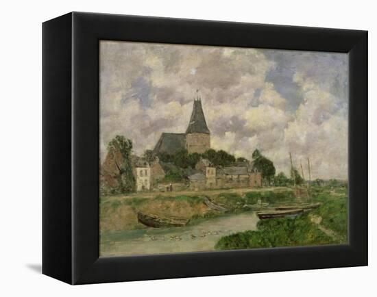 Quittebeuf, 1893-Eugène Boudin-Framed Premier Image Canvas