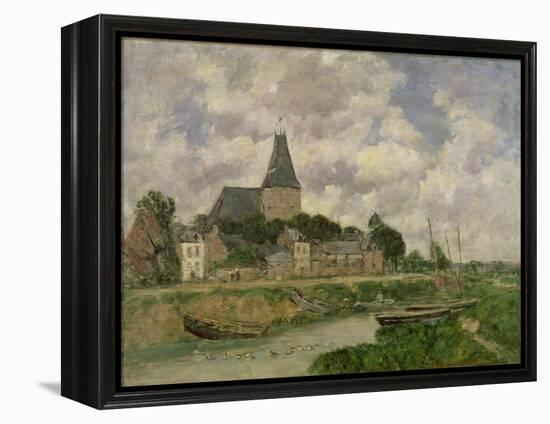Quittebeuf, 1893-Eugène Boudin-Framed Premier Image Canvas