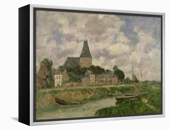 Quittebeuf, 1893-Eugène Boudin-Framed Premier Image Canvas