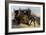 Quixote and Lion-Edmond Morin-Framed Art Print