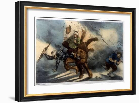 Quixote - Flying Horse-Edmond Morin-Framed Art Print