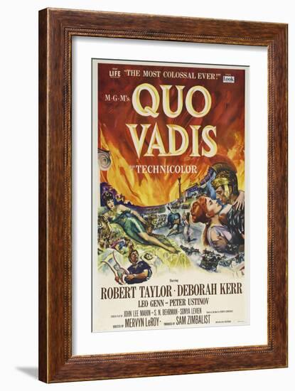 Quo Vadis, 1951, Directed by Mervyn Leroy-null-Framed Giclee Print