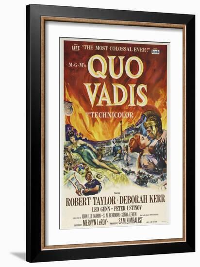 Quo Vadis, 1951, Directed by Mervyn Leroy-null-Framed Giclee Print