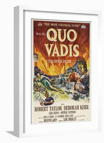 Quo Vadis, 1951, Directed by Mervyn Leroy-null-Framed Giclee Print