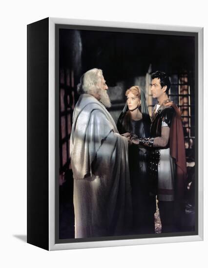 Quo Vadis ? by Mervyn Le Roy with Finlay Currie, Deborah Kerr and Robert Taylor, 1951 (photo)-null-Framed Stretched Canvas