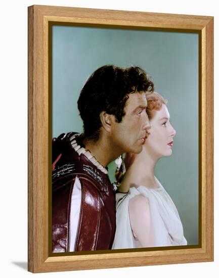 Quo Vadis ? by Mervyn Le Roy with Robert Taylor and Deborah Kerr, 1951 (photo)-null-Framed Stretched Canvas
