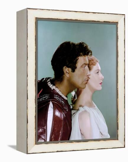 Quo Vadis ? by Mervyn Le Roy with Robert Taylor and Deborah Kerr, 1951 (photo)-null-Framed Stretched Canvas