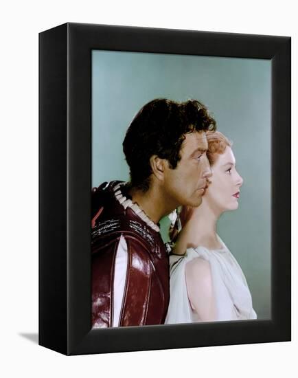 Quo Vadis ? by Mervyn Le Roy with Robert Taylor and Deborah Kerr, 1951 (photo)-null-Framed Stretched Canvas