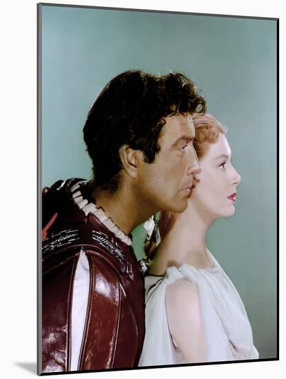 Quo Vadis ? by Mervyn Le Roy with Robert Taylor and Deborah Kerr, 1951 (photo)-null-Mounted Photo
